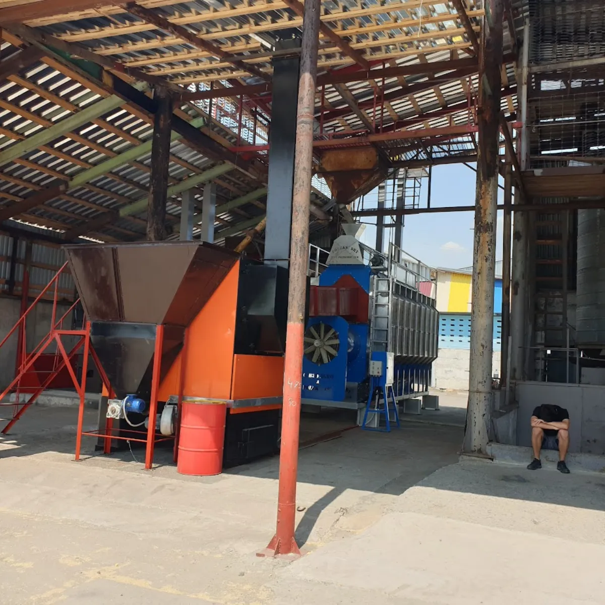 CHG-500 heat generator with grain dryer 2107 in Sofiivka